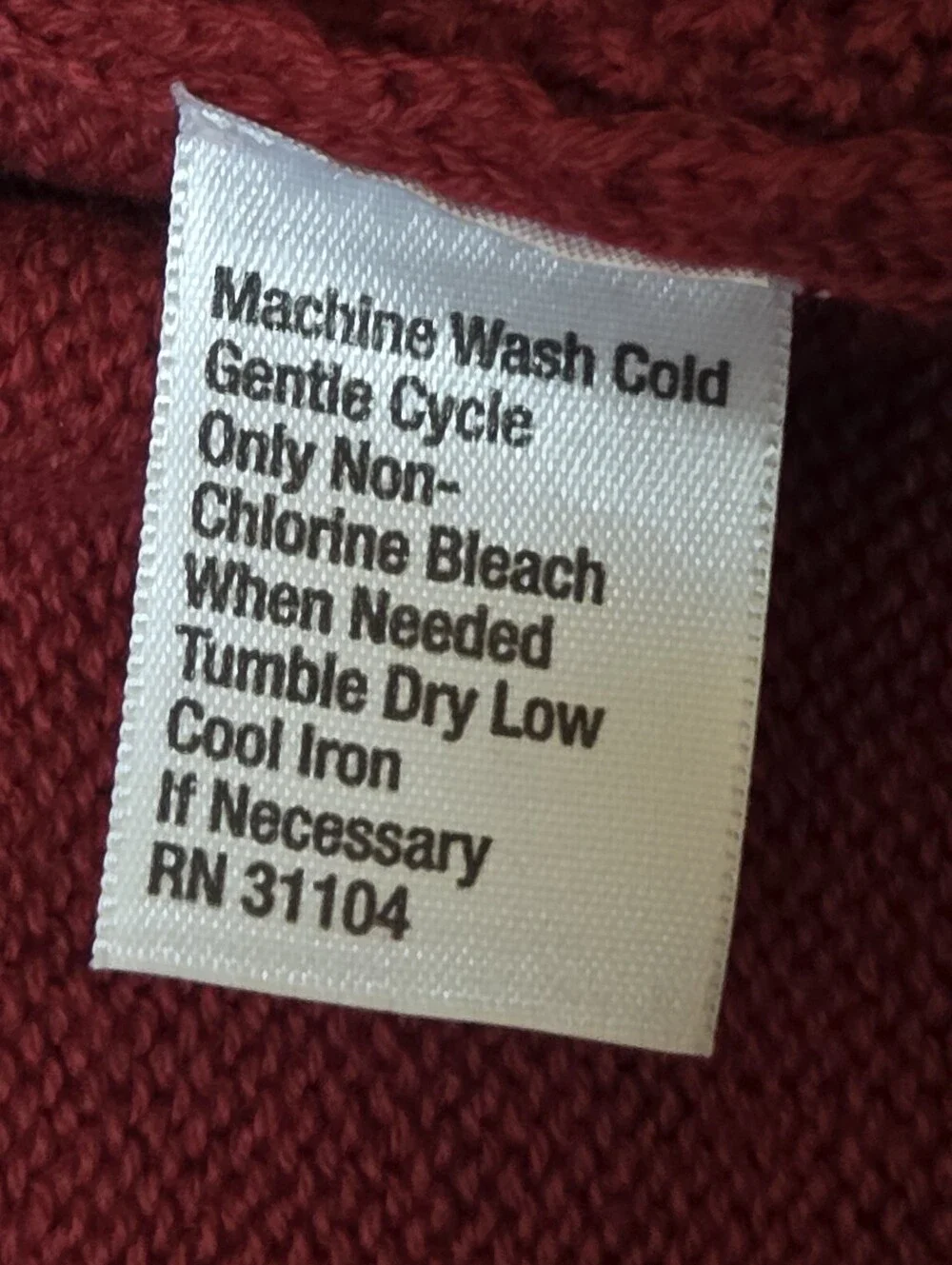 Saddlebred Mens XL Red Fisherman Cable Knit Sweater 100% Cotton NWT Preppy